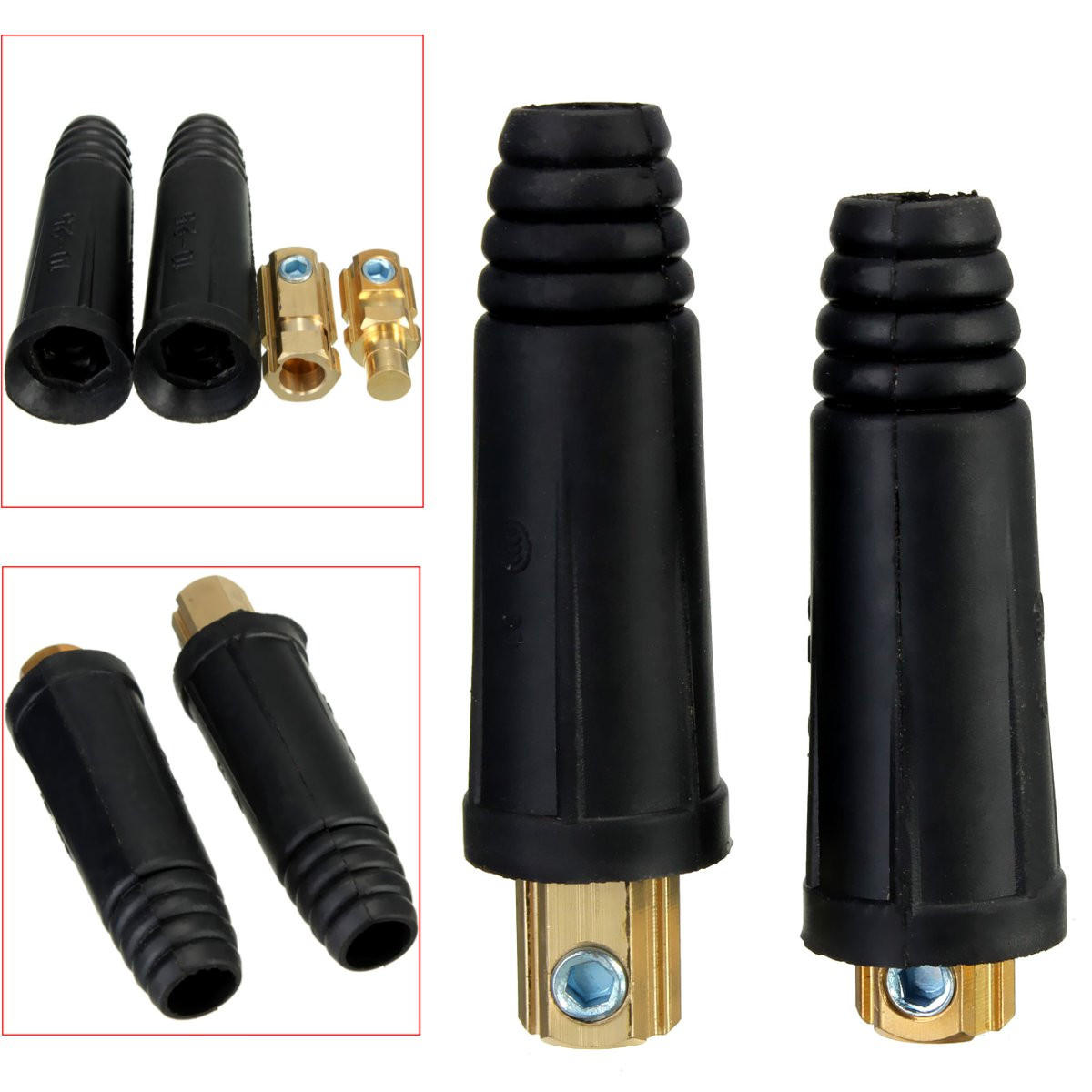 A Pair of 10-25mm European Electric Welding Machine Rapid Connectors