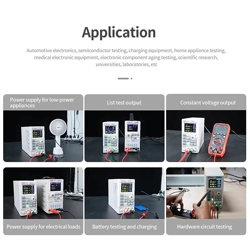 DC Power Supply 0-80V 0-15A 360W Digital Programmable Power Supply Low Ripple RS-232 Communication Adjustable Voltage and Current