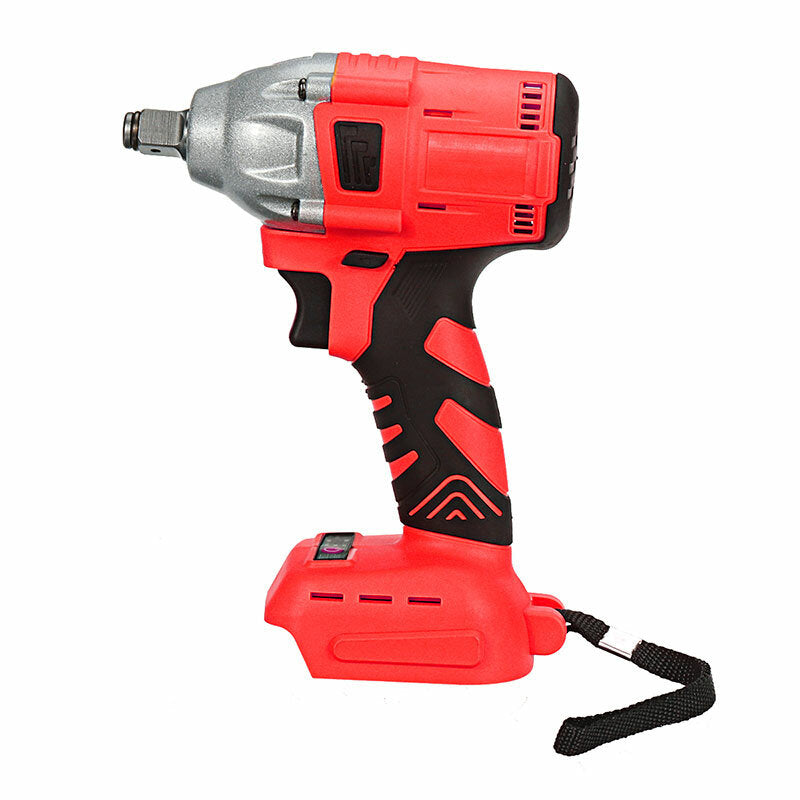 18V 1/2" 10000mAh Brushless Cordless Impact Wrench 350Nm Electric Drilling Tool with LED Light