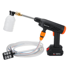 Cordless High Pressure Washer Car Washing Machine Water Cleaner Spray Guns W/ None/1/2 Battery For Makita
