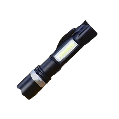 1000Lumens 3Modes Front & Side Lights Red & Blue & White Lights LED Flashlight