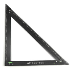 7 Inch Aluminum Alloy Triangle Ruler Angle Protractor Miter Speed 90 Square Measuring Ruler Metric Imperial