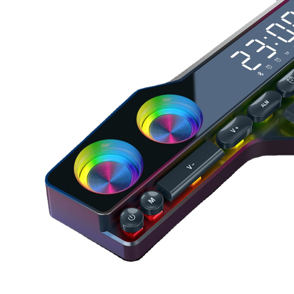 Colorful LED Bluetooth Speaker Home Radio Game Computer Audio Colorful Light