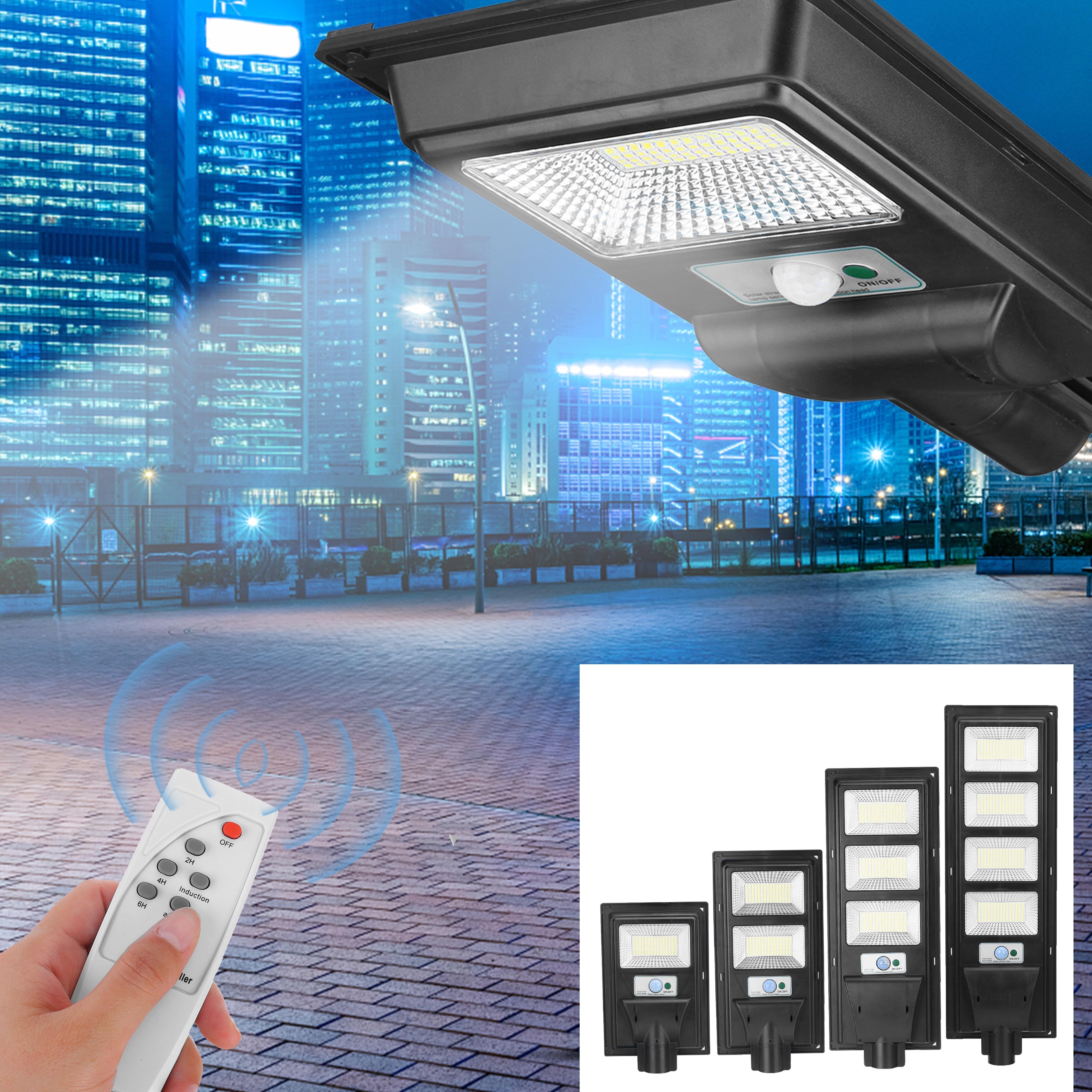 300W-1200W LED Solar Street Light Road Garden Waterproof Wall Lamp with Remote Control