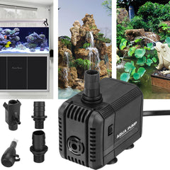 Ultra Quiet Motor Submersible Adjustable Water Pump Aquarium Fish Tank Water Pumps