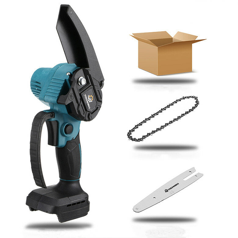 88VF 6 Inch Electric Chain Saw 1500W Cordless One-Hand Saws Woodworking Tool Wood Cutter
