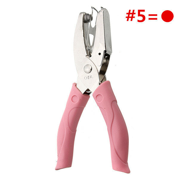 155mm Stainless Steel Manual Hole Puncher Pliers DIY Hand Tool - 5 Size
