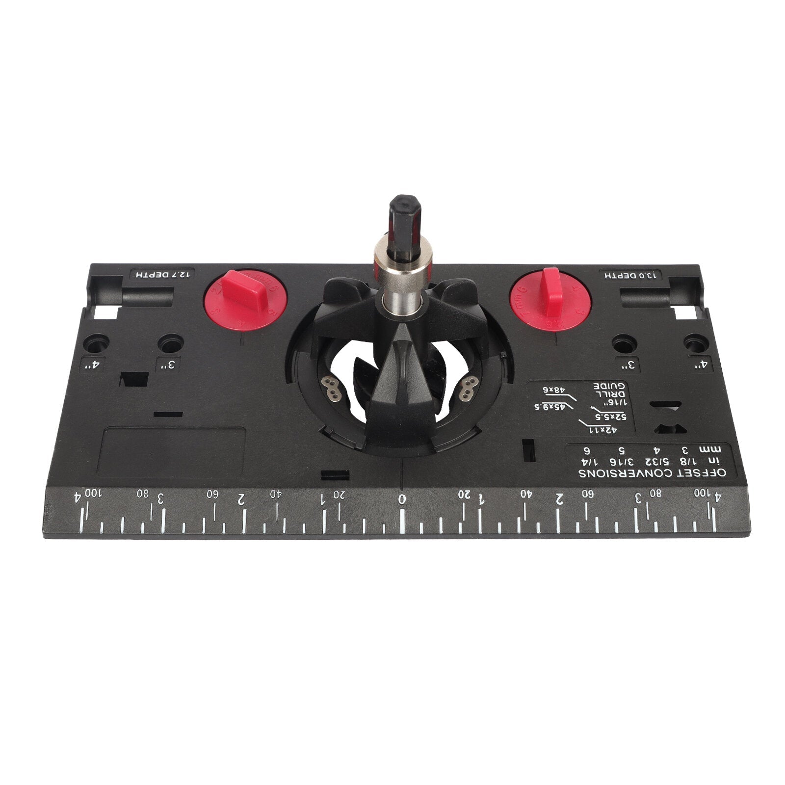 35mm Concealed Hinge Jig Drill Guide for Accurate Woodworking - Easy DIY Tool with Carbide-Tipped Bit Included