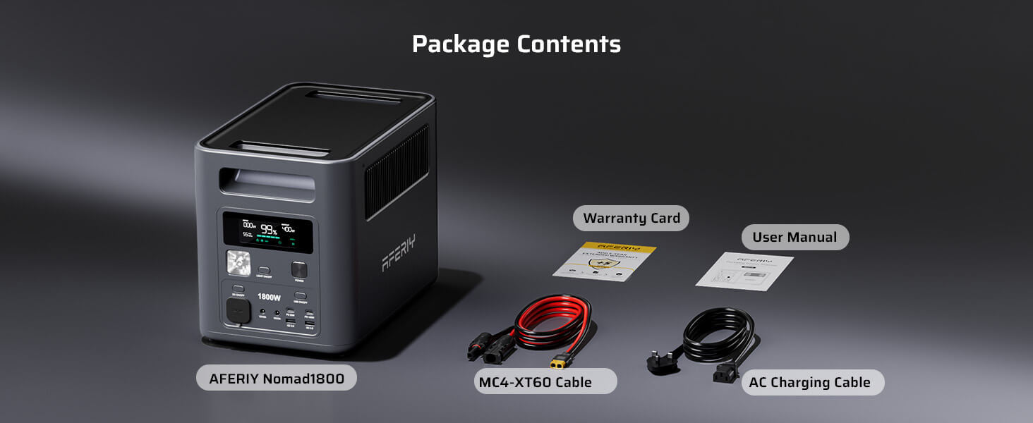 1800W 1024Wh LiFePO4 Portable Power Station, Optional Expansion Battery up to 5120Wh, App Control & UPS for Home, Camping & RV