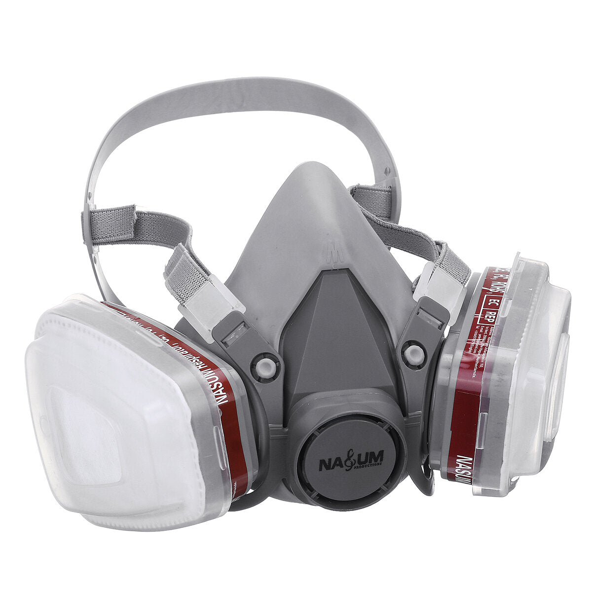 Respirator Mask with Protective Goggles for Paint Spray Dust Chemicals Protection Odour Control