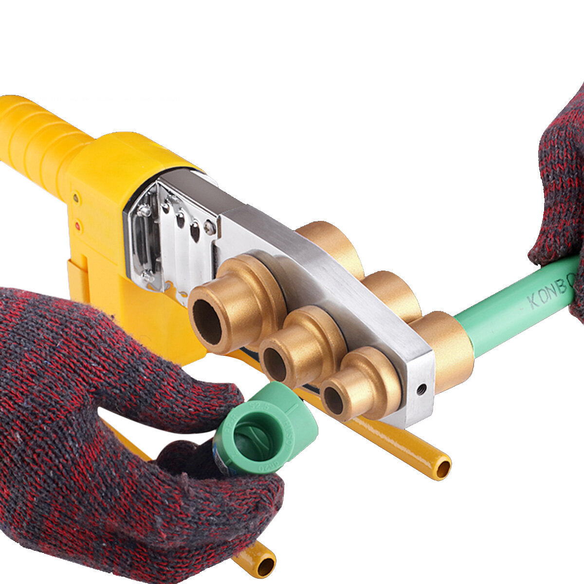 600/800/1000/1200W 20-110mm Pipe Soldering Iron Plastic Welding Tool PP/PPR/PB/PE Tube Heating Hot Melt Tool