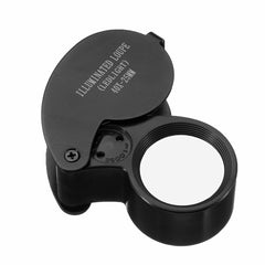 40X 25mm LED Jeweler Eye Loupe Magnifier Magnifying Glass Jewelry Diamond
