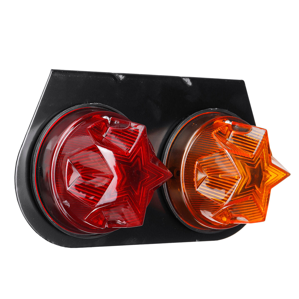 4V LED Indicator Stop Rear Tail Lights Iron Bracket For Boat/Cars/Trucks/Trailers