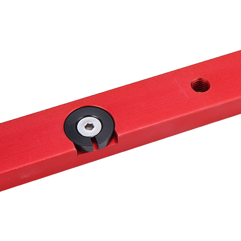 Aluminum Alloy Miter Bar for Table Saw, Adjustable 300mm/450mm/650mm/880mm, Universal Fit for T Slot Miter Track, Red