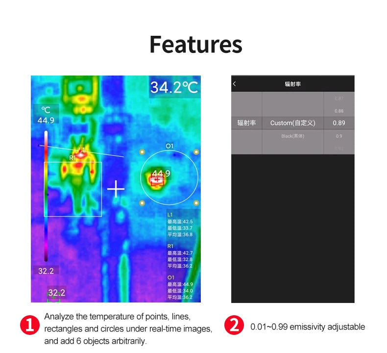 GreenZech Mobile 120 Series | Smartphone Thermal Imaging Camera | 120x90 HD Infrared Imager for iOS & Android