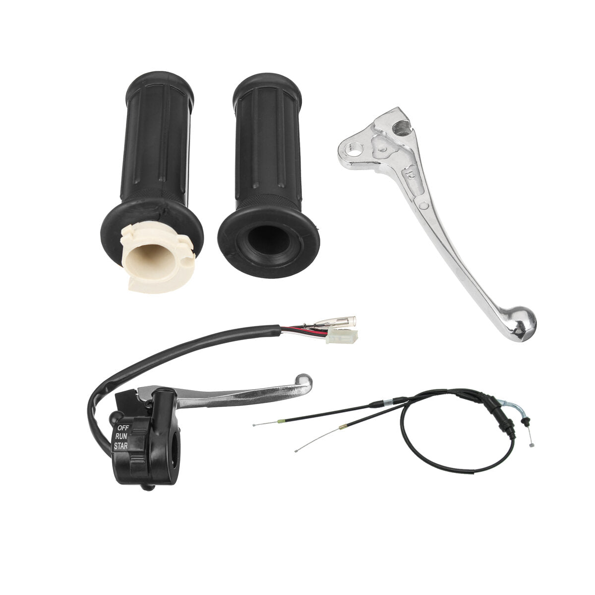 Brake Lever Hand Grips Throttle Cable Kits