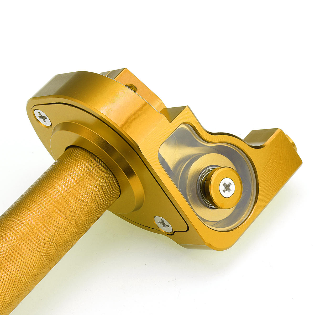 22mm 7/8" Throttle Twist Grip Handlebar Anodized Aluminum Dirt Pit Bike Universal