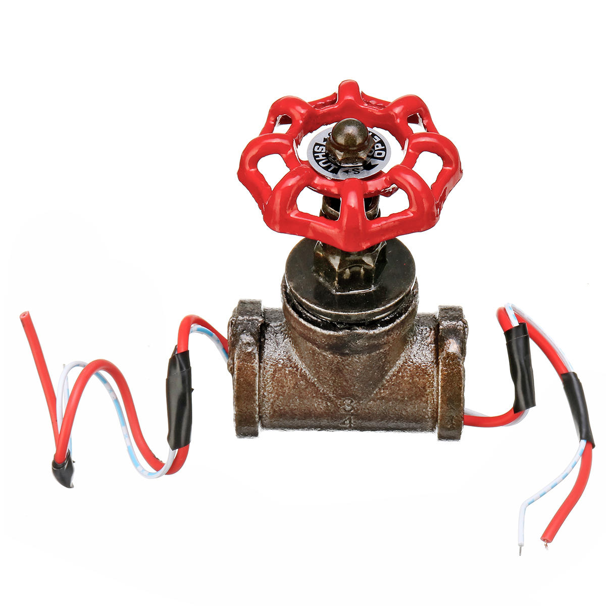 Vintage Steampunk 3/4" Stop Valve Light Switch With Wire For Water Pipe Lamps