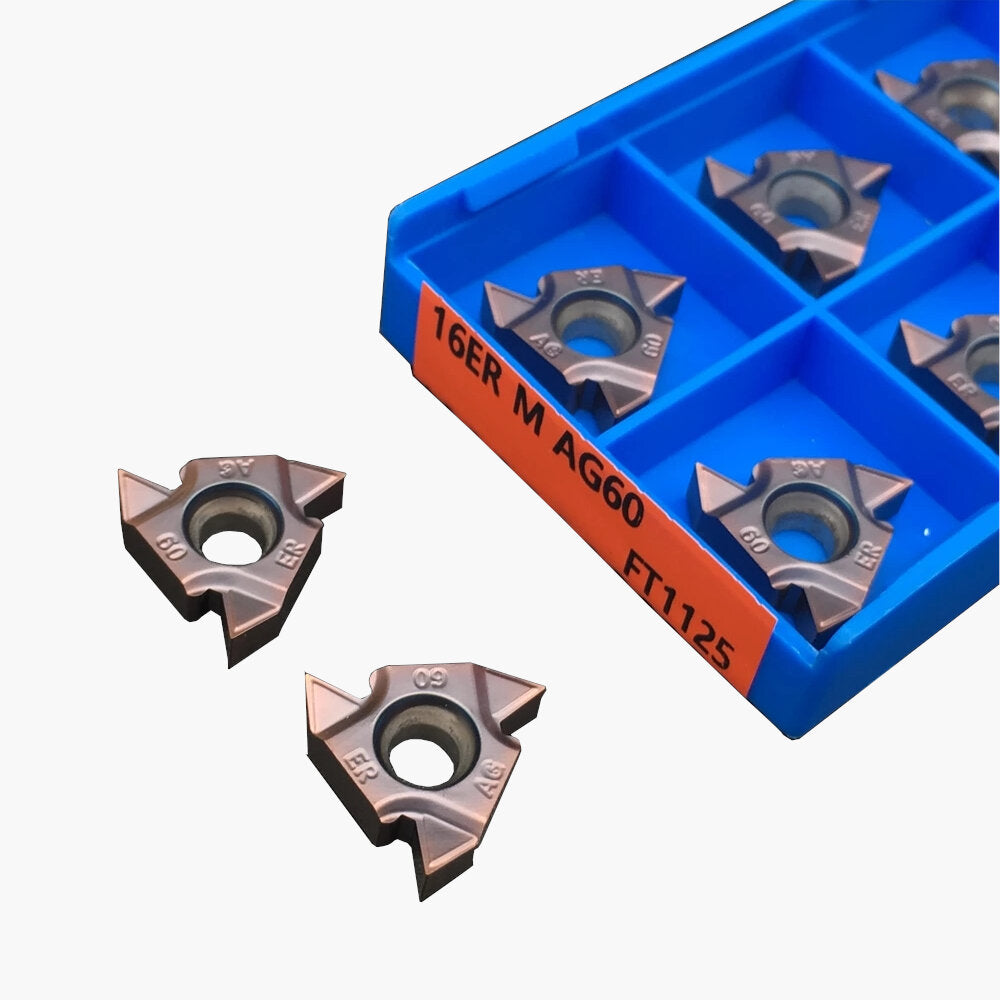 10pcs 16ER M AG60 FT1125 Thread Turning Tools Carbide Insert Lathe Cutter Tool Turning Insert