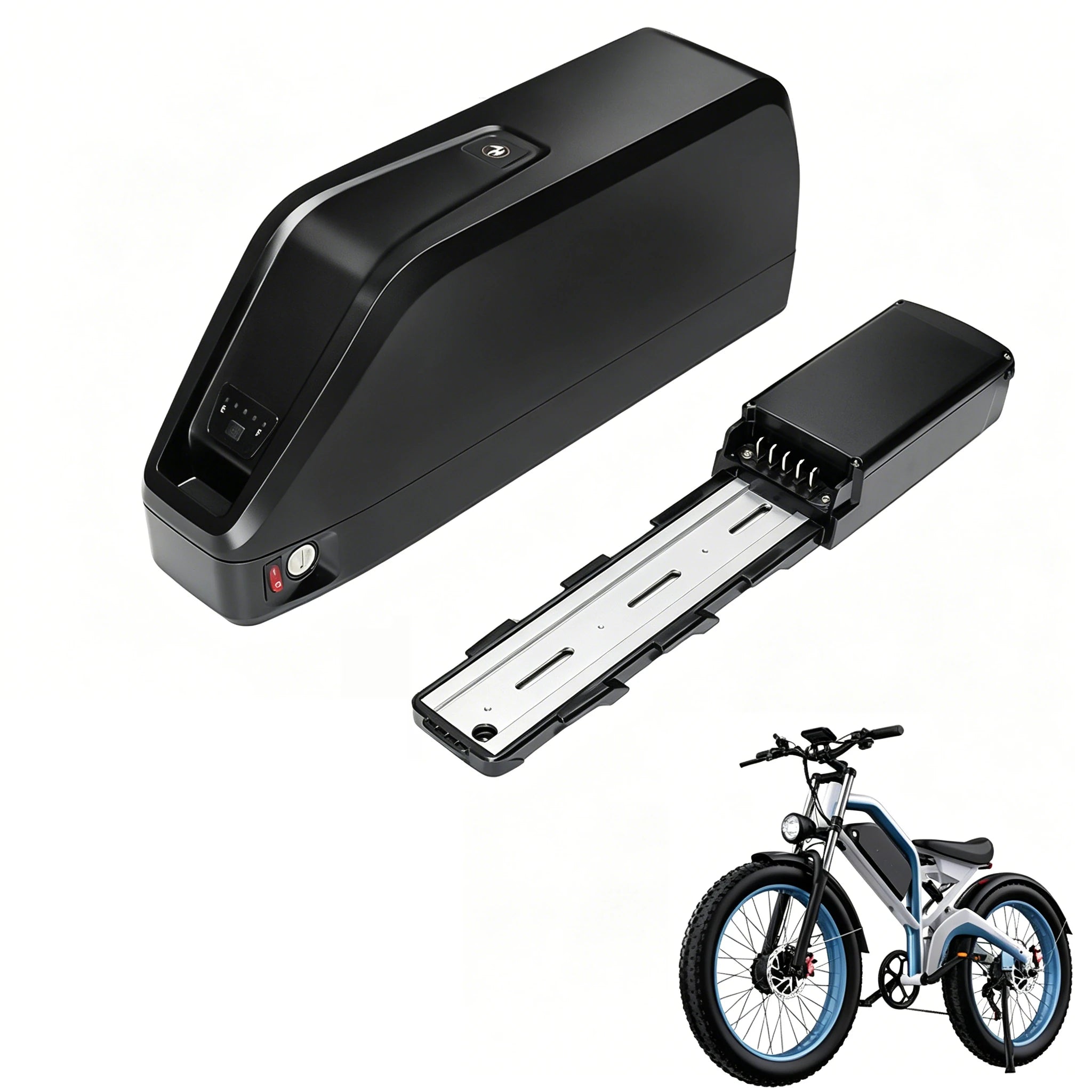 48V 30Ah E-bike Battery, Premium LG Cells, 5-Pin Base, 4A Fast Charge Electric Bicycle Battery for DOUTTS DEEPOWER JANSNO, etc