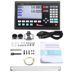LCD 2/3 Axis Grating CNC Milling Digital Readout Display DRO / KA300 5m TTL 70-970mm Electronic Linear Scale Encoders Lathe Tool