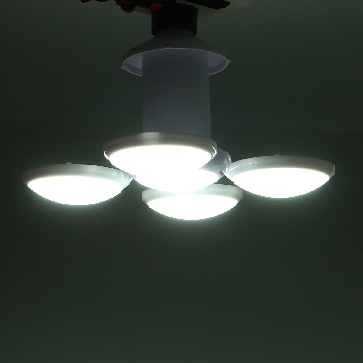 50W E27 Football  LED Garage Lamp Workshop Folding Light Deformable Ceiling Bulb AC165-265V