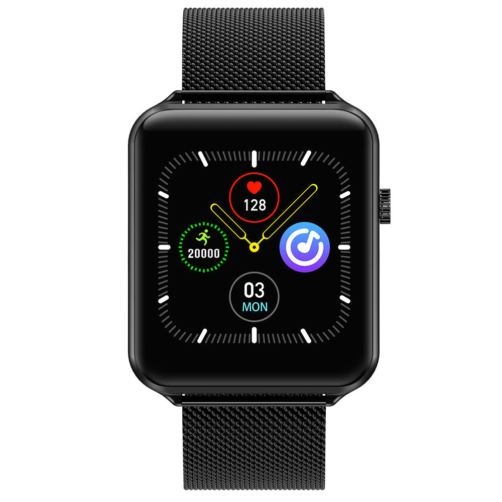 1.3' Full Touch Screen Blood Oxygen Heart Rate Monitor Dynamic UI Weather Forecast IP68 Waterproof Smart Watch