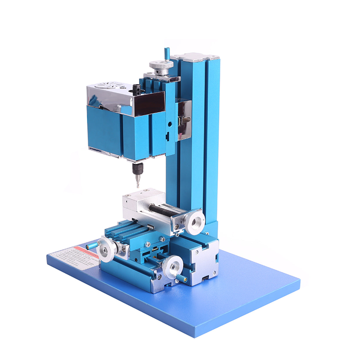 60W 20000rpm Mini Wood Lathe Machine Metal Rotating Lathe Wood Turning Lathe Motorized Metalworking DIY CNC Tool