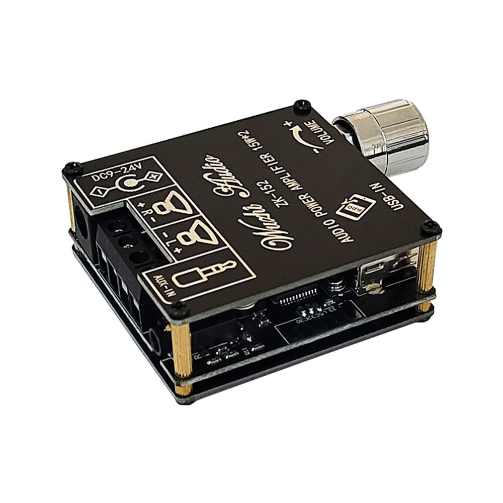 Bluetooth 5.1 Audio Digital Power Amplifier Board Module 2.0 Stereo Dual Channel 15W+15W
