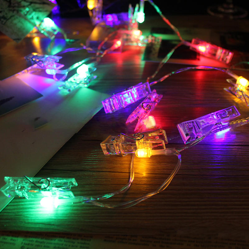 1.5M 10 LED Photo Clip String Lights LED Fairy Lights for Festival Christmas Party Wedding
