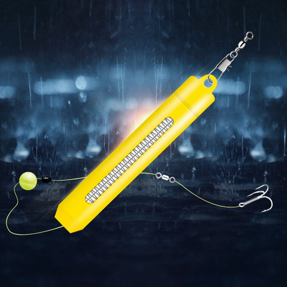 Automatic Fishing Hook Set Spring Fishing Three Claw Hooks with Fishing Float Winding Coil Connector Fishing Tackle