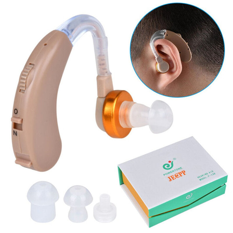 Mini Size Inner Ear Invisible Hearing Aid Voice Enhancement Ear Sound Amplifier Volume Adjustment Elderly Hearing Aids
