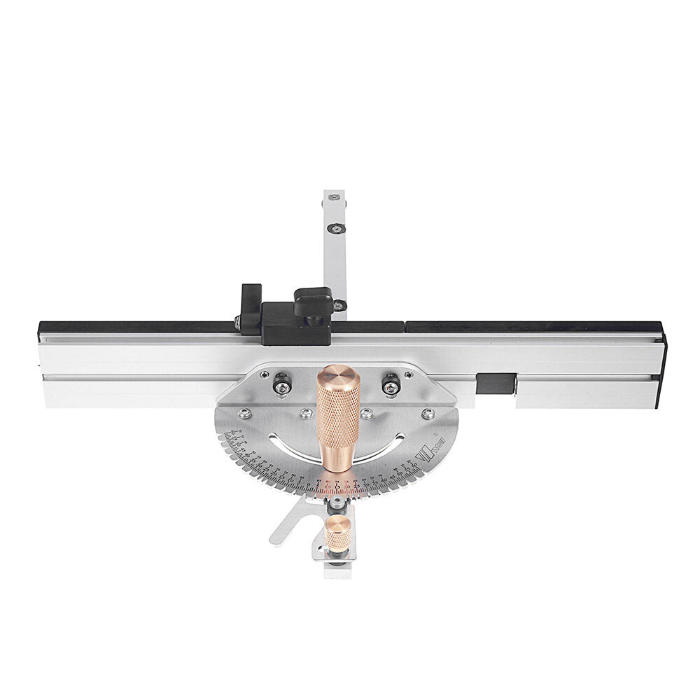Brass Handle 450mm 27 Angle Miter Gauge With Box Jiont Jig Track Stop Table Saw Router Assembly Ruler