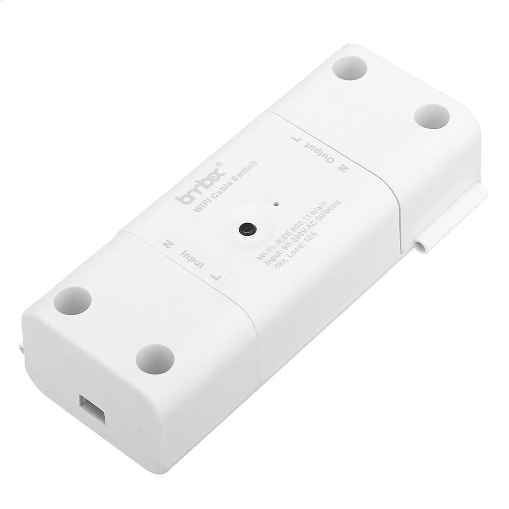 AC110-240V 10A WiFi Voice Control Timing Smart Light Switch Work with Alexa Google Assistant