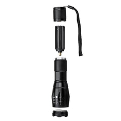 10W LED Flashlight Rechargeable 5 Modes Tactical Torch Light 18650 Battery US/EU/UK Plug