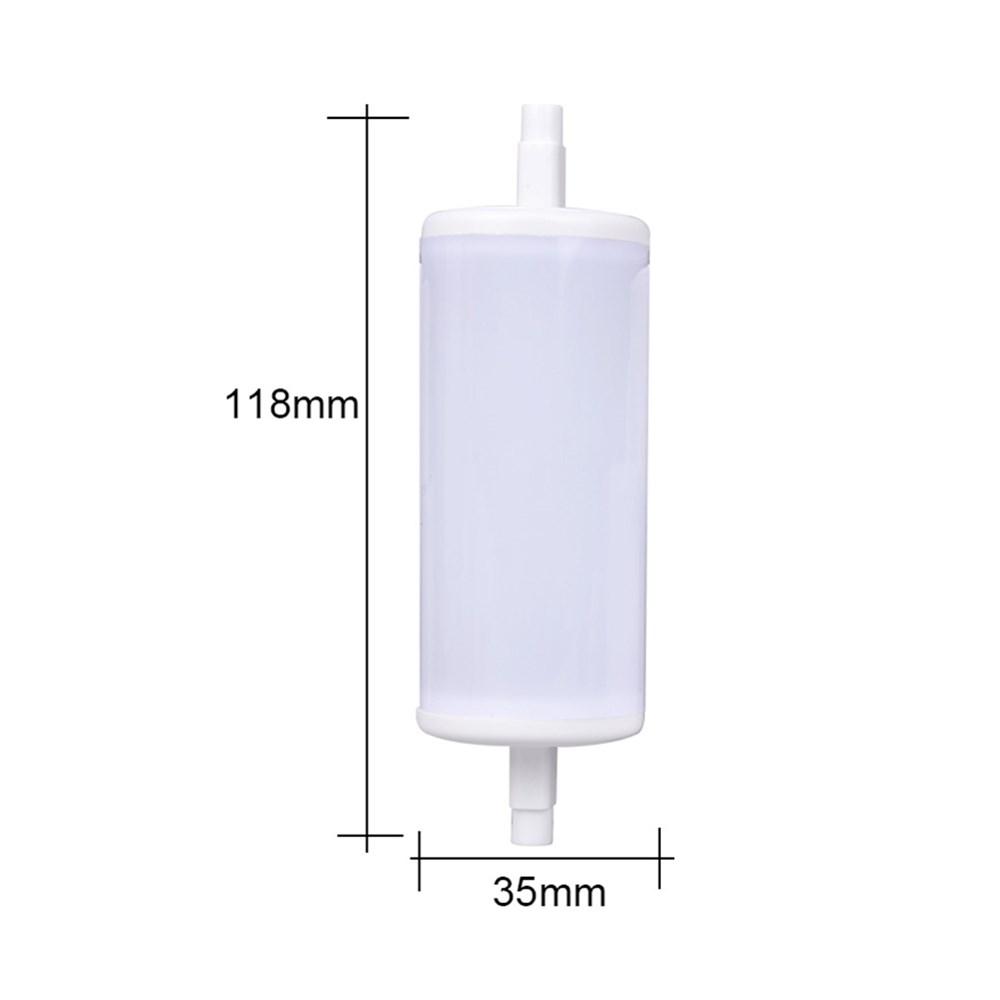 118MM 10W Non-dimmable Milky Cover Warm White Pure White SMD2835 78LED Corn Floodlight Bulb AC85-265V