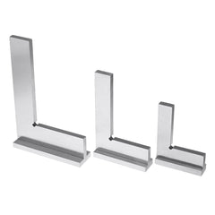 Machinist Square 90 Right Angle Engineer Carpenter Square with Seat Precision Ground Steel Hardened Angle Ruler