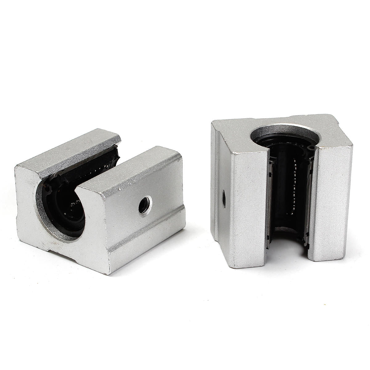 2pcs 400mm Linear Rail Fully Supported Shaft Rod With 4pcs SBR12UU Blocks Lathe Tool