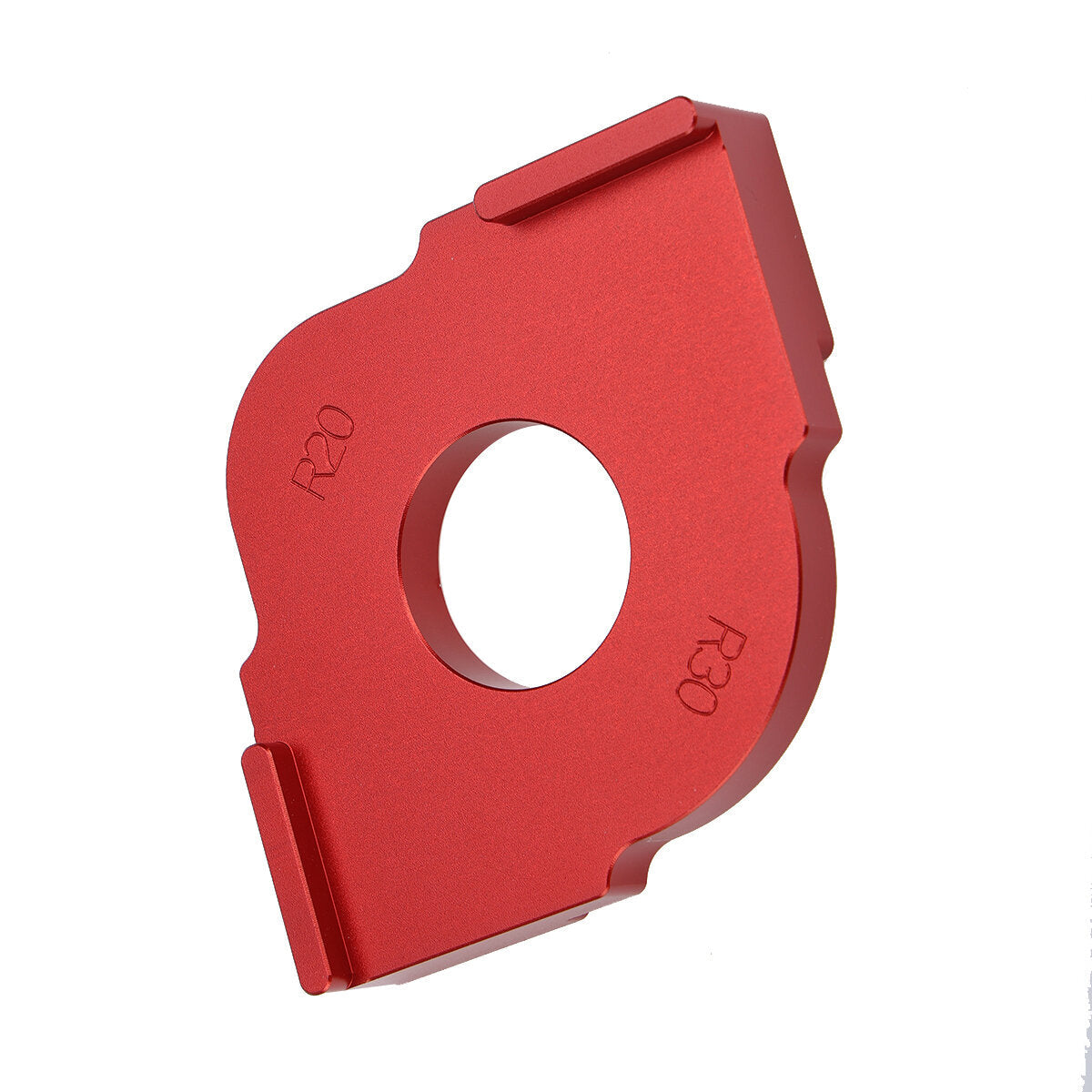 R Arc Template 3-Piece Set - Aluminum Alloy, Accurate Scale, Easy Operation for Wooden Board Trimming, R10-R35