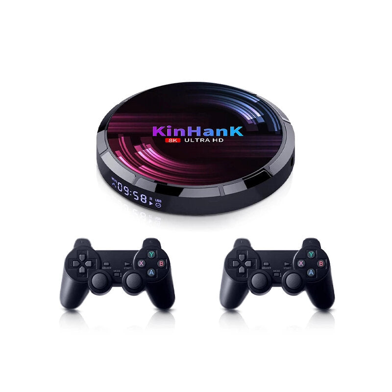 3000 Games TV Box Game Console 4K UHD 5G Wifi bluetooth Retro Player for SS PS1 N64 SNES