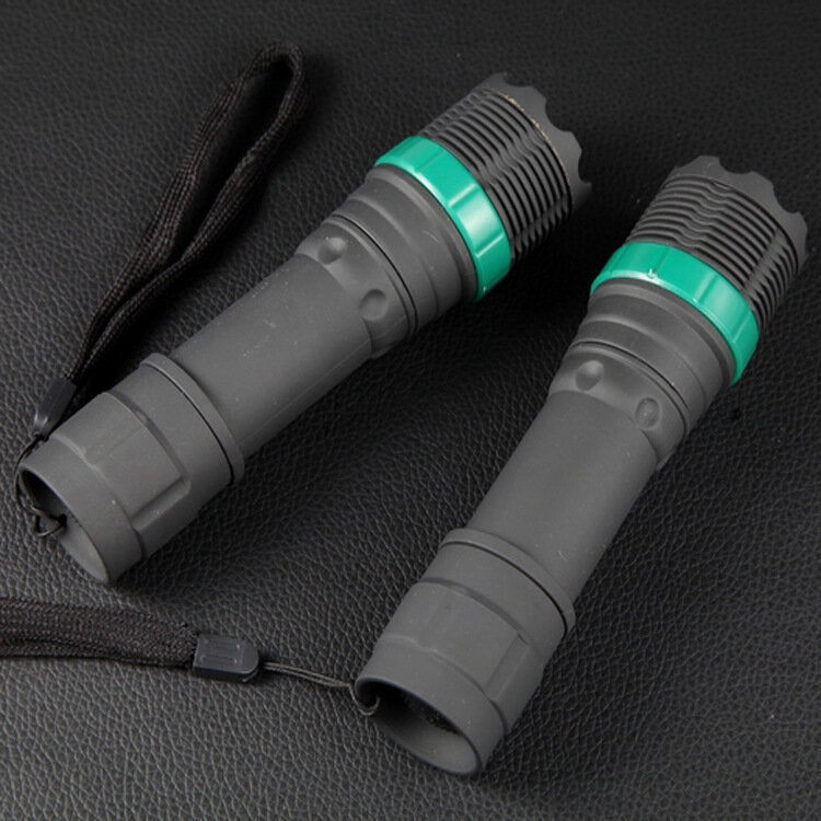 240 Lumens Flashlight Adjustable Focus Outdoor Hunting Torch Light Portable Work Lamp