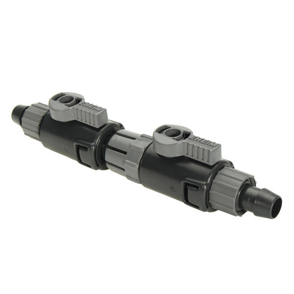 12-22mm Aquarium Tap Connector Aquarium Filter Hose Tubing Double Tap Connector Control Flow Valve