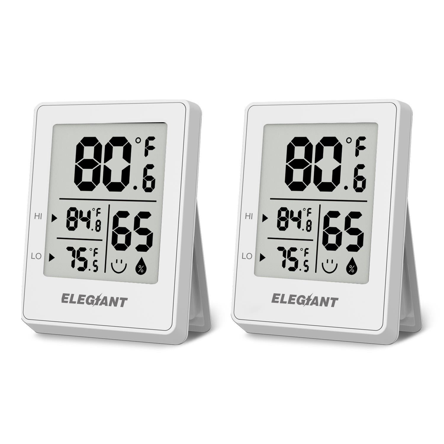 Digital Thermometer Hygrometer Home Electronic Indoor Outdoor Hygrometer Temperature Sensor Monitor Stand