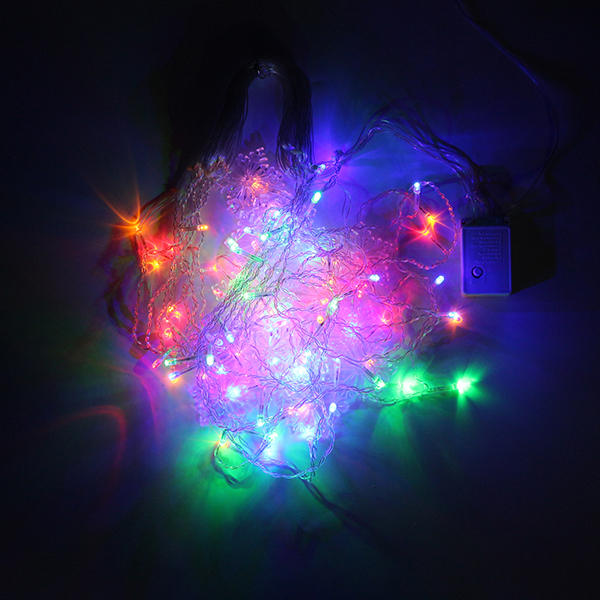 3.5M 96LEDs  8Modes Snowflake Fairy String Light for Christmas Party Patio AC220V