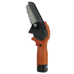 4 Inch Mini Rechargable Chainsaw 18V One-Hand Electric Chain Saw Wood Pruning Shears