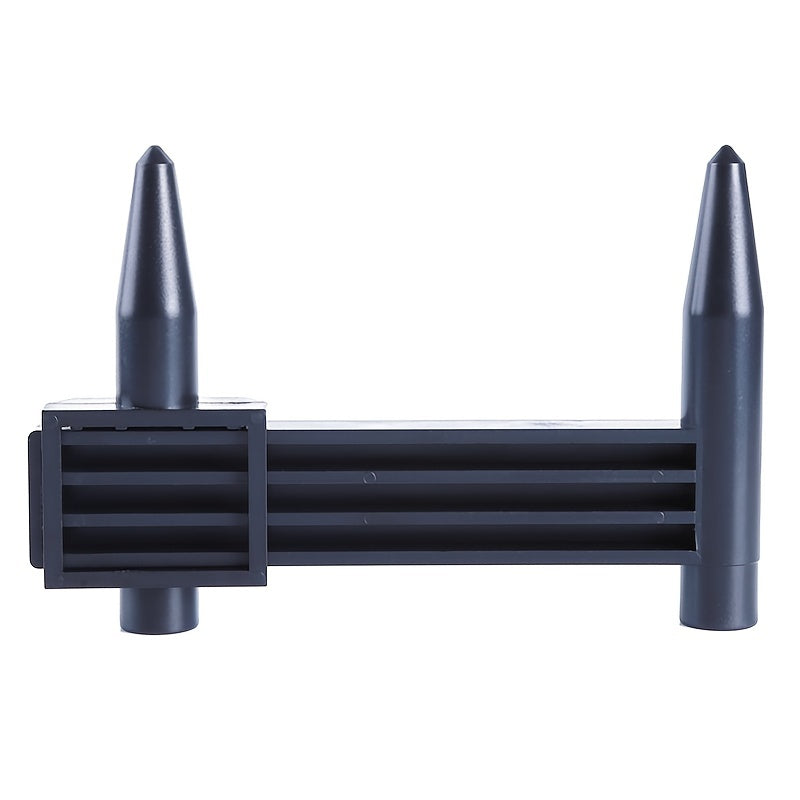 1pc Black Caliper Hub Hole Distance Measurement Tool Ruler Wheel Bolt Gauge
