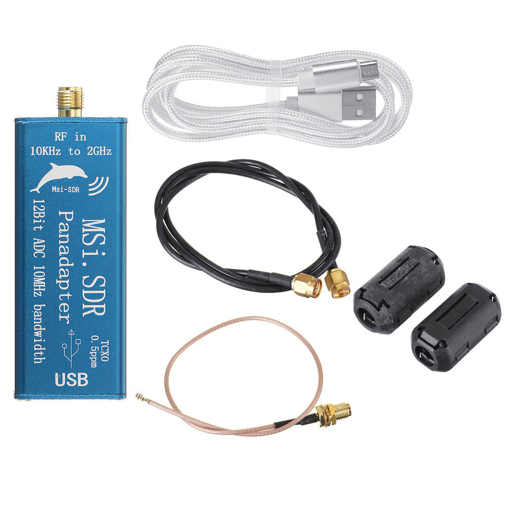 10kHz ~2GHz Broadband Software Radio MSI SDR Receiver FM HF AM UHF VHF HAM Radio