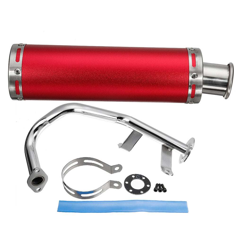 Motorcycle Racing Exhaust System Muffler Assembly Fit For GY6 50cc Scooter