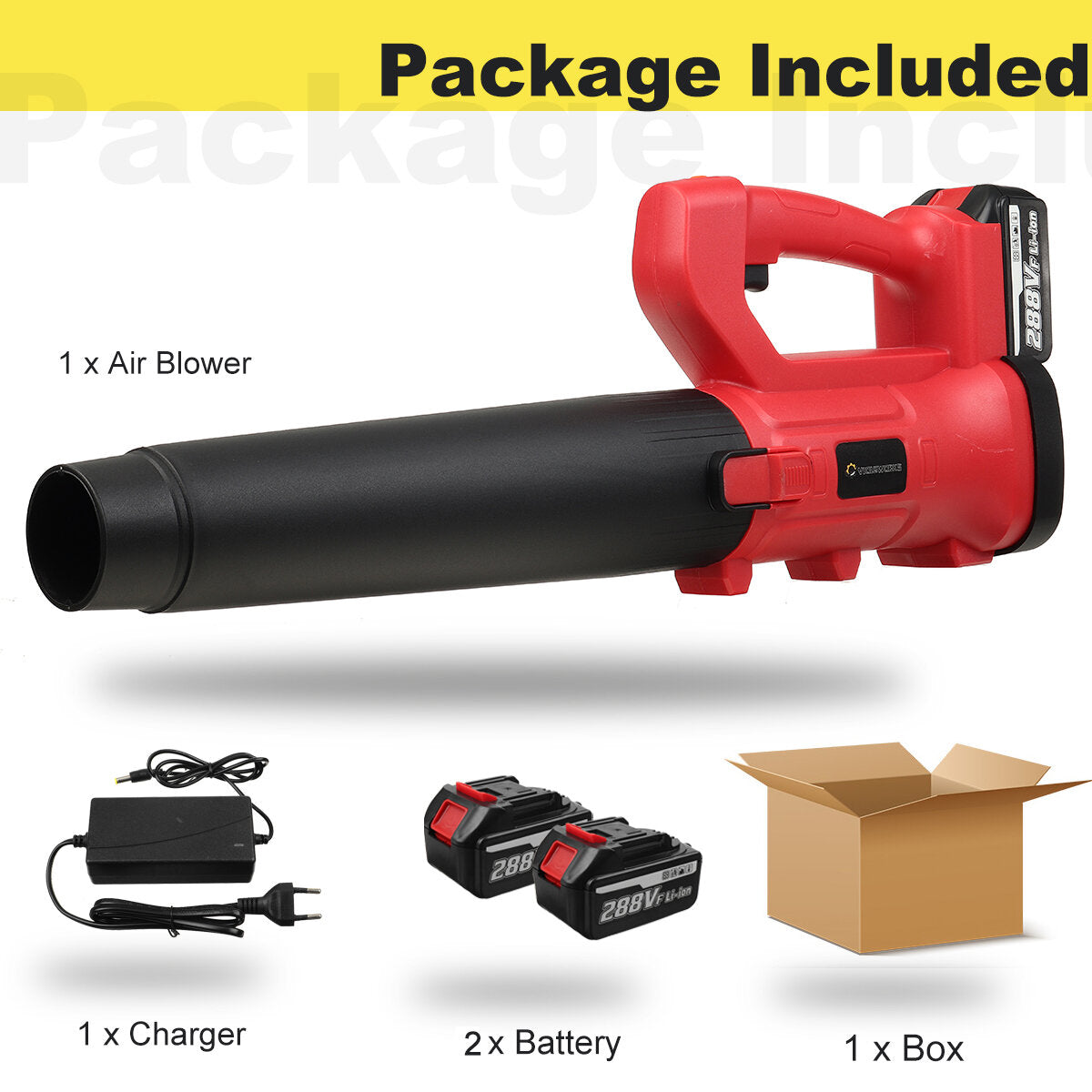 18000RPM Cordless Electric Air Blower Vacuum Cleannig Dust Blowing Dust Collector Leaf Blower