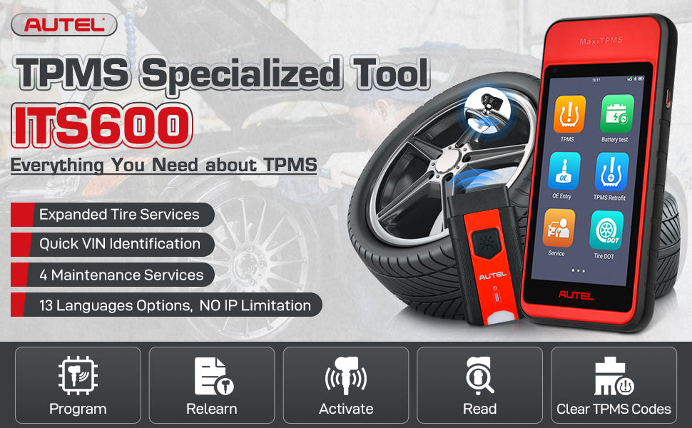Diagnostic Scanner TPMS Relearn & Scan Tool Upgraded of TS508 Oil Reset/BMS/SAS/EPB Work With TBE200E